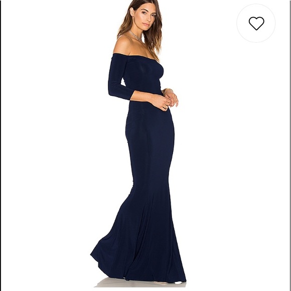 Norma Kamali Dresses & Skirts - NWT KamaliKulture Off shoulder fishtail gown black